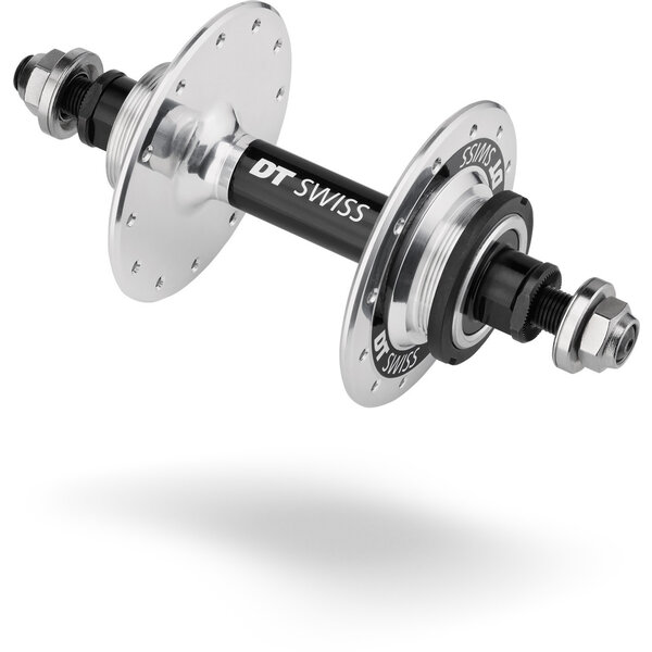 DT Swiss DT Swiss Track Rear Hub, 120 mm Bolt On, Fixed, 24 Hole Silver