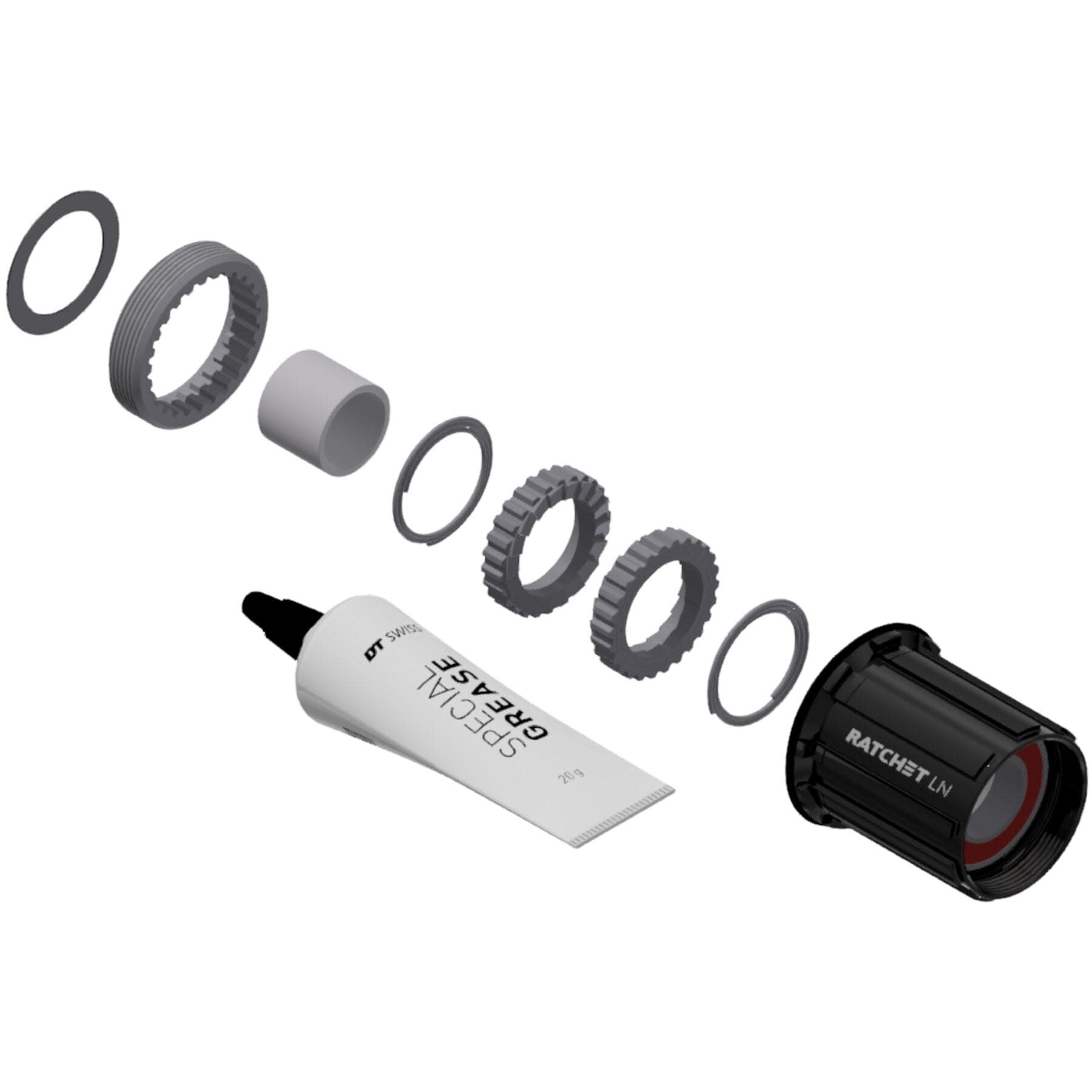 You added <b><u>DT Swiss Ratchet LN conversion kit for 3-Pawl hubs</u></b> to your cart.