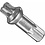 DT Swiss DT Swiss 2.0 mm X 15 mm Prolock Pro Head Squorx Brass Nipples Silver (Box Of 100)