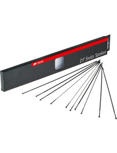 DT Swiss DT Swiss New Aero Straight Pull Spokes 14 G,2 mm Box 20, Black, 288 mm