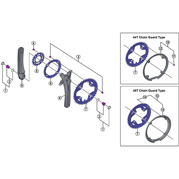 Shimano Shimano Spares FC-T4010 crank arm