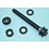 Shimano Shimano Spares HB-M525 complete axle assembly M10 108 mm