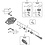 Shimano Shimano Spares PD-M9100 pedal axle assembly, right hand
