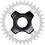 Shimano Shimano Spares SM-CRE80 4 arm adapter boost