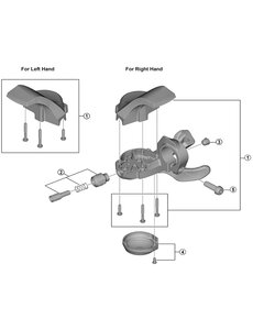 Shimano Shimano Spares SL-R3000 Right hand indicator unit