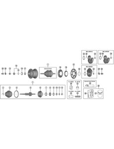 Shimano Shimano Spares SG-C7050-5D internal assembly axle length, 187 mm