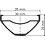 DT Swiss DT Swiss M 502 Sleeve-joined Rims disc-specific Presta-drilled black