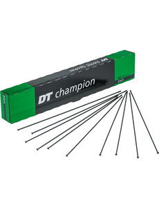 DT Swiss DT Swiss Champion Straight Pull black spokes 14g,2mm box 20 Black