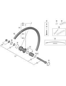 Shimano Shimano Spares WH-RS770-C30-TL-R12 left hand spoke, 270 mm