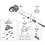 Shimano Shimano Spares PD-R7000 pedal axle assembly, right hand