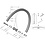 Shimano Shimano Spares WH-RX570-TL-F12 complete hub axle, 100 mm