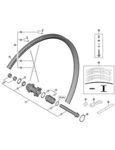 Shimano Shimano Spares WH-RX570-TL-700C spoke, 296 mm