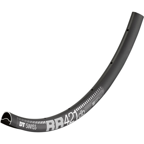 DT Swiss DT Swiss RR 421 asymmetric DB SBWT Rims Presta-drilled disc brake black