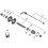 Shimano Shimano Spares FH-MT401-B complete hub axle