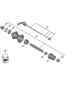 Shimano Shimano Spares FH-MT401 right hand cap unit