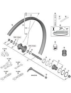 Shimano Shimano Spares WH-M8120-TL-R12-B-275 spoke, 269.5 mm