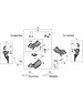 Shimano Shimano Spares ST-R7000 right hand name plate and fixing screw, silver