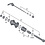 Shimano Shimano Spares FH-M785 complete hub axle