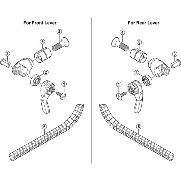 Shimano Shimano Spares SL-BS78 lever boss cover for rear
