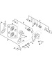 Shimano Shimano Spares RD-9000 plate axle assembly