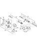 Shimano Shimano Spares RD-9070 plate axle assembly