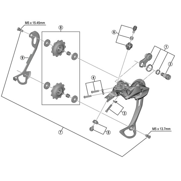 Shimano Shimano Spares RD-M3000 B-axle unit