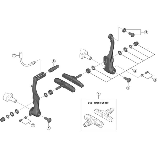 Shimano Shimano Spares BR-M422 boot