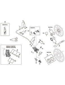 Shimano Shimano Spares SM-BH59/SM-BH62 hose connecting bolt and olive, J-Kit/standard fit compatible