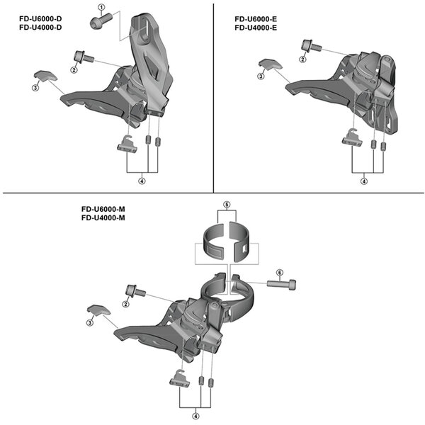 Shimano Shimano Spares FD-M4020 rubber pad