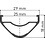 DT Swiss DT Swiss XR 391 SBWT disc-specific Rims Presta-drilled black
