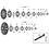 Shimano Shimano Spares CS-M7000 sprocket spacer, 2.18 mm