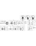 Shimano Shimano Spares SG-S7051-8 Internal assembly, 187 mm