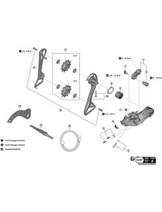 Shimano Shimano Spares RD-R9250 guide wheel adjustment gauge