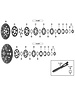 Shimano Shimano Spares CS-M8000 sprocket wheel 15T built in spacer type