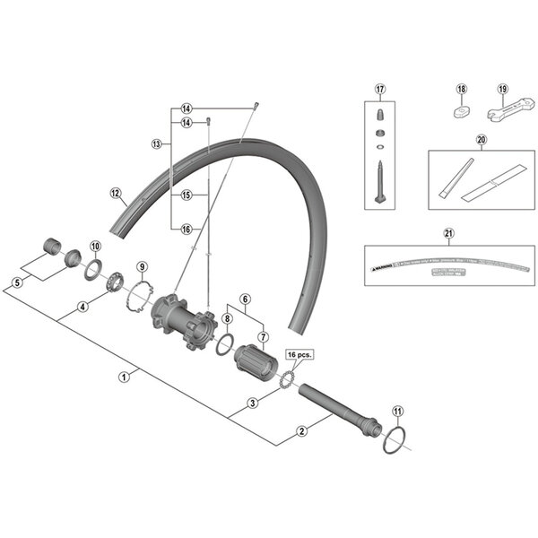 Shimano Shimano Spares WH-9000-C24-CL nipple