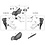 Shimano Shimano Spares ST-R9150 clamp band unit, 23.8, 24.2 mm