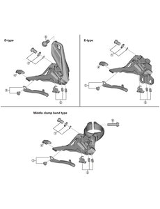 Shimano Shimano Spares FD-M7100 chain catcher unit