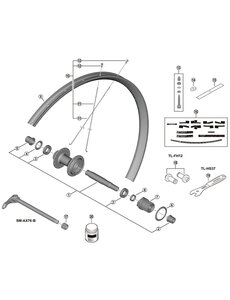 Shimano Shimano Spares WH-MT601-TL-R12-275 spoke, 267.5 mm