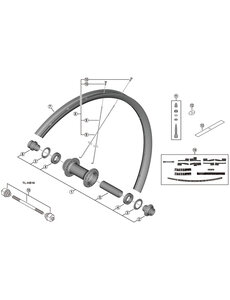 Shimano Shimano Spares WH-MT601-TL-F15-29 spoke, 290 mm