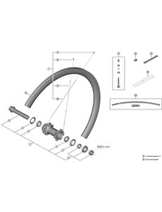 Shimano Shimano Spares WH-MT68-F15 valve tool