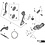 Shimano Shimano Spares RD-R9250 outer plate and fixing screw