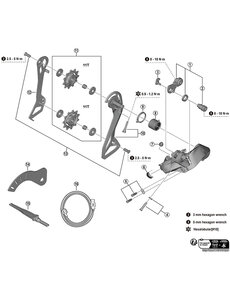 Shimano Shimano Spares RD-R9250 stay cable