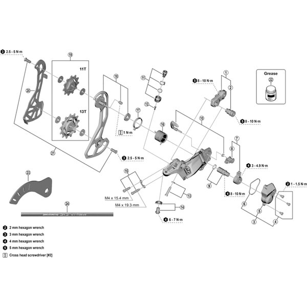 Shimano Shimano Spares RD-RX800 P-cover packing