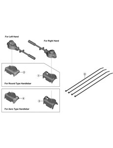 Shimano Shimano Spares SW-R9150 adapter B, aero type, left hand