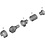 Shimano Shimano Spares SW-R9160 fixed shoes and spring, pack of 4