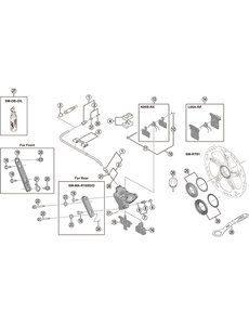 Shimano Shimano Spares BR-M4050 connection bolt unit