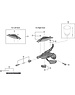 Shimano Shimano Spares ST-EF505 right hand upper cover and fixing screws, 8-speed