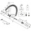 Shimano Shimano Spares WH-R9200-C50-TU-R right hand spoke, 264 mm