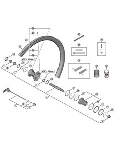 Shimano Shimano Spares WH-R9200-C36-TU-R right hand spoke, 278 mm