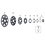 Shimano Shimano Spares CS-M9000 lock-ring and spacer